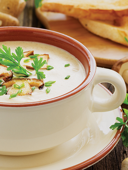 Kremalı Mantar Çorbası